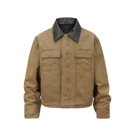 Duck Canvas Jacket | Caramel Tan