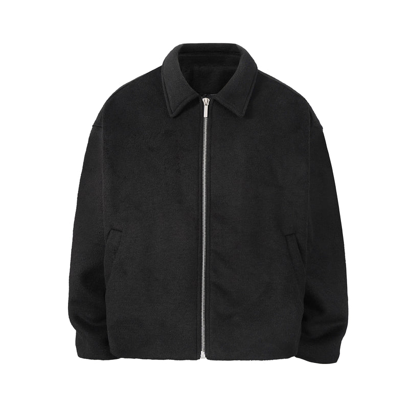 Wool Work Jacket - Black