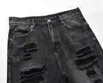 Denim Shorts - Neon Black