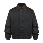 Canvas Work Jacket - Washed Black