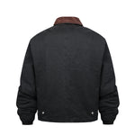 Canvas Work Jacket - Washed Black