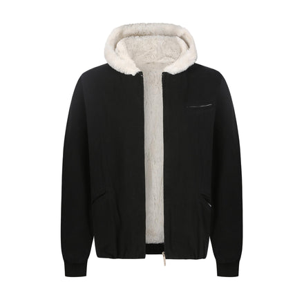 Sherpa Canvas Jacket | Black