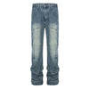 Straight Denim - Washed Blue