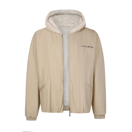 Sherpa Canvas Jacket | Cream