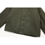 Canvas Work Jacket - Washed Olive