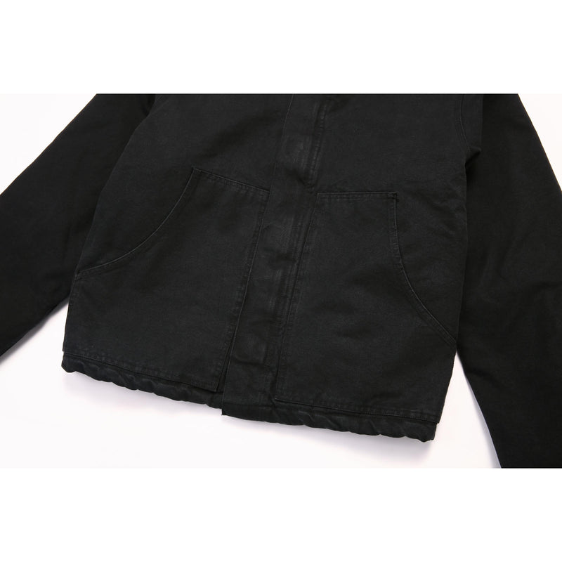 Canvas Work Jacket - Washed Black