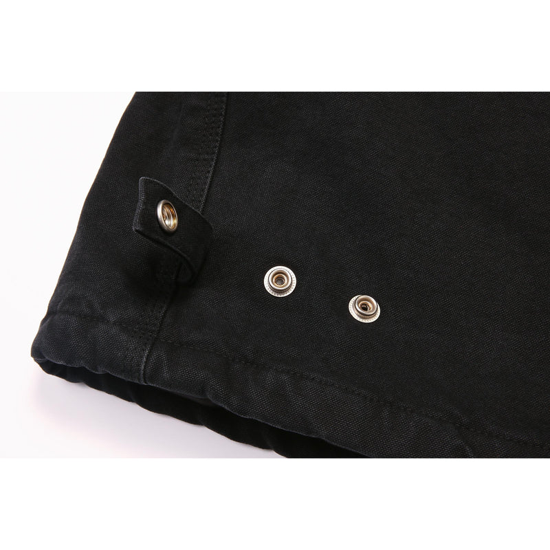 Canvas Work Jacket - Washed Black