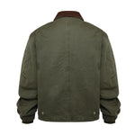 Canvas Work Jacket - Washed Olive