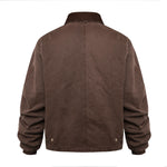 Canvas Work Jacket - Washed Maroon