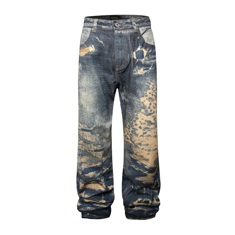 Baggy Fit | Distressed Blue