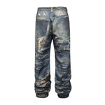 Baggy Fit | Distressed Blue