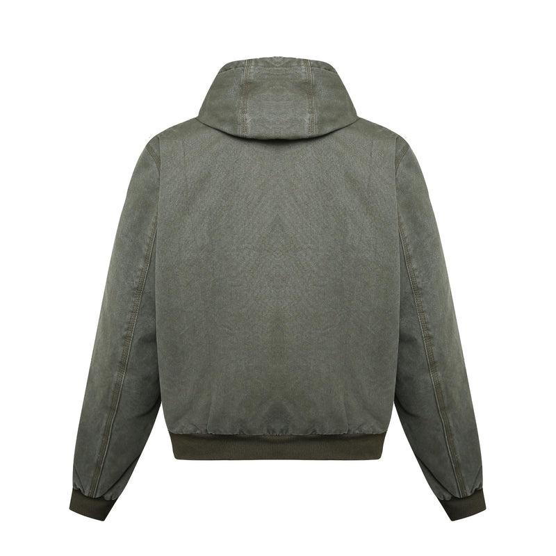 Canvas Hoodie - Washed Olive