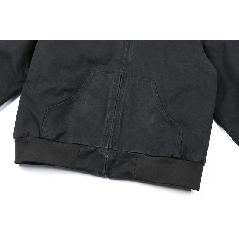 Canvas Hoodie - Washed Black