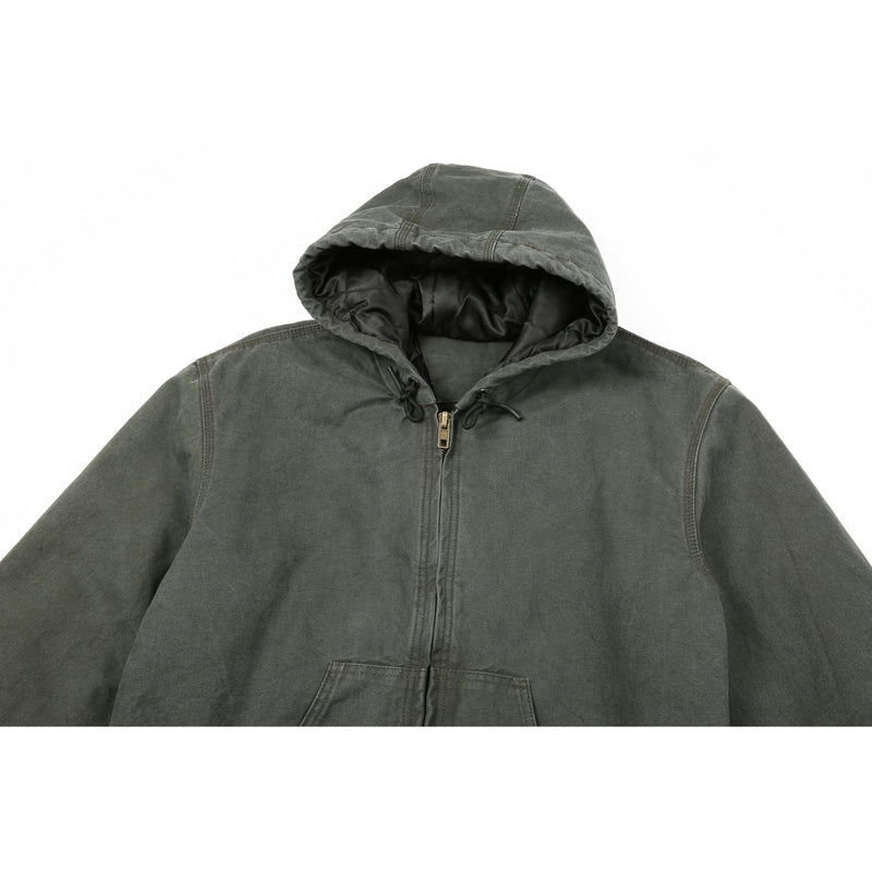 Canvas Hoodie - Washed Olive