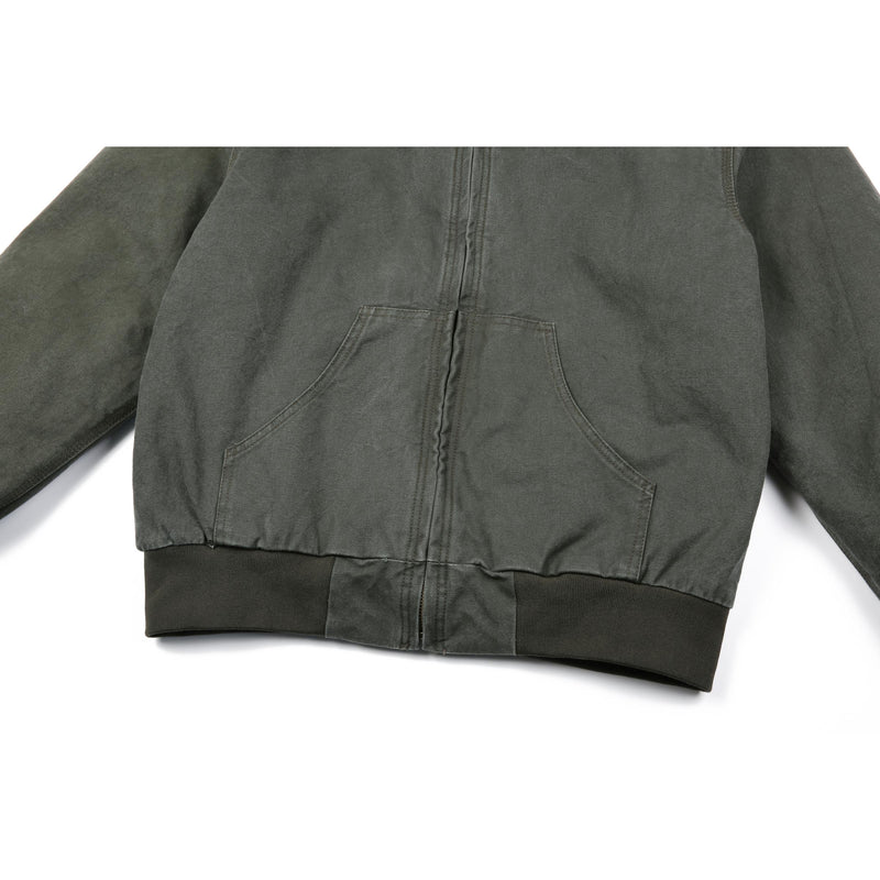 Canvas Hoodie - Washed Olive