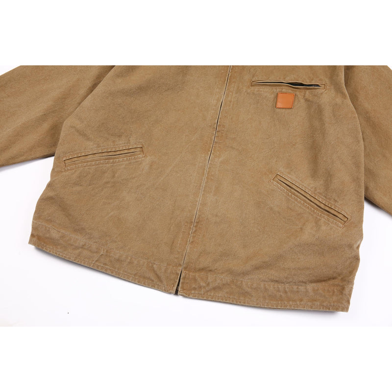 Duck Canvas Jacket - Camel Brown