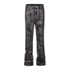 Flare Denim - Distressed Grey