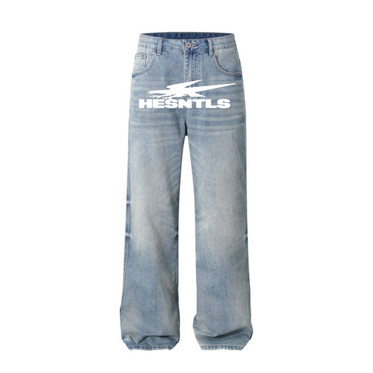 Straight Denim - Washed Black – H.ESNTLS Straight Denim - Washed Black – H.ESNTLS