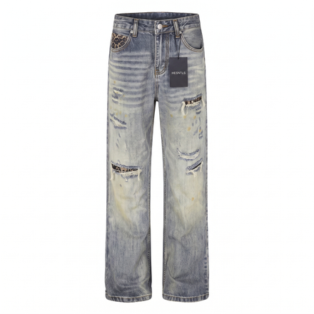 H-04 Safari Splatter Denim