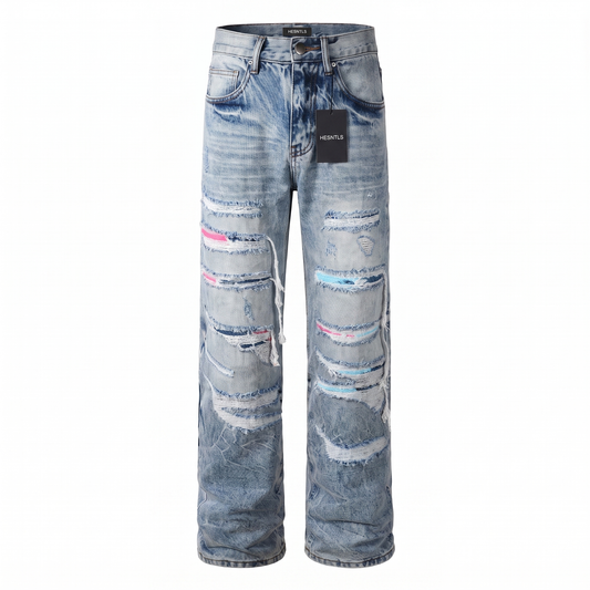 H-06 Prism Patch Light Denim