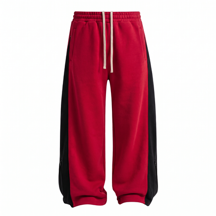 Basic Sweats | Red on Black