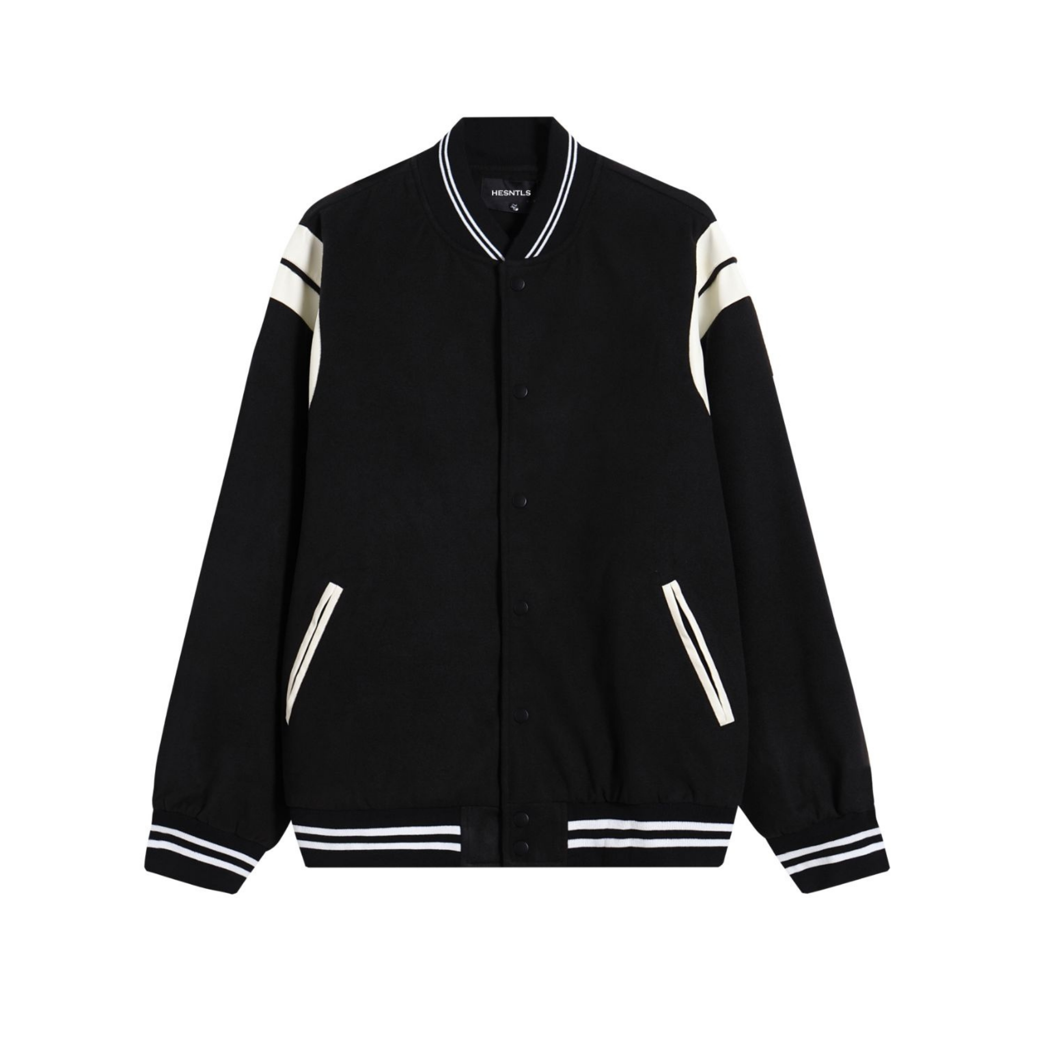 Varsity Jacket - Black – H.ESNTLS