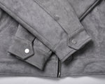 Suede Work Jacket - Grey
