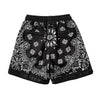 Paisley Shorts - Black/Black