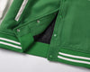 Collar Bomber Jacket - Forest Green