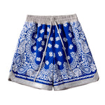 Paisley Shorts - Blue