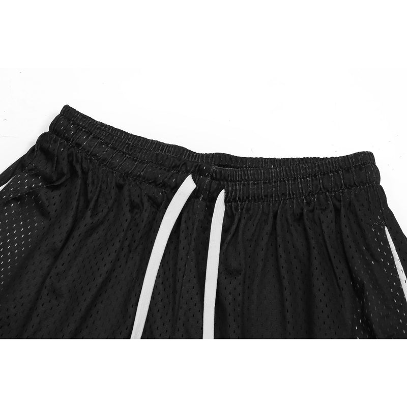 Retro Fit - Double Layer Mesh Shorts Black