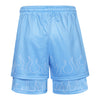 Retro Fit - Double Layer Mesh Shorts Blue