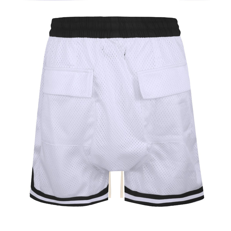 Sports Mesh Shorts - White