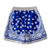 Paisley Shorts - Blue